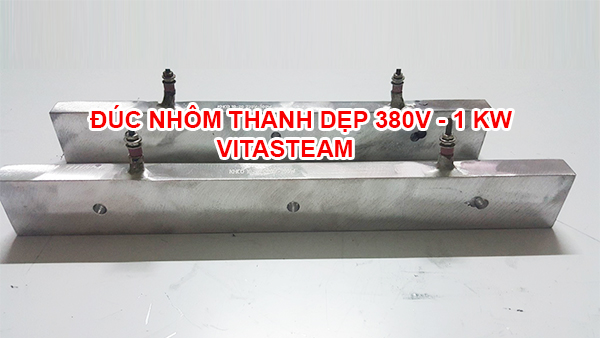 Điện trở đúc nhôm thanh dẹp 380v - 1kw