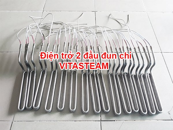 Điện trở 2 đầu đun chì xoắn 2 vòng U350