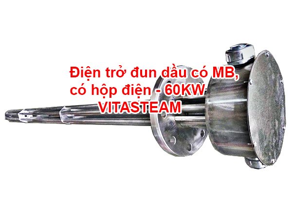 Điện trở 2 đun dầu có MB, có hộp điện 60KW